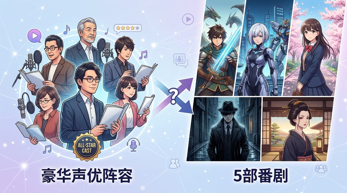声优阵容豪华就代表好看？2026年这5部番剧告诉你真相